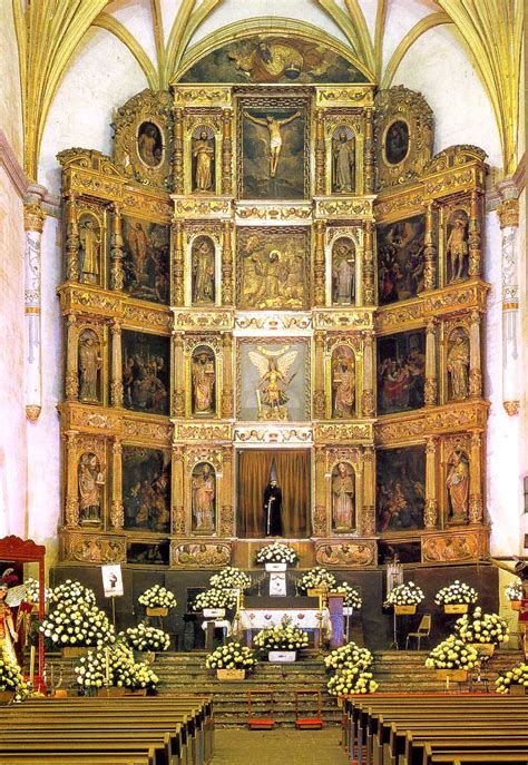 Retablo Del Exconvento Franciscano De San Miguel Huejotzi Flickr