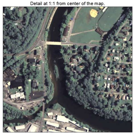 Aerial Photography Map of Curwensville, PA Pennsylvania