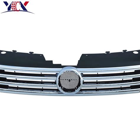 Car Intake Grille With Chrome Frame For Vw Passat B7 2012 Auto Parts Front Grille With Chrome