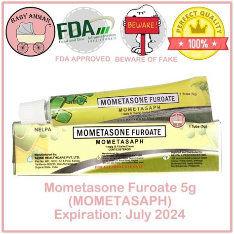 MOMETASAPH Mometasone Cream 5g 1 Mgg 0 1ww Babyamman Store