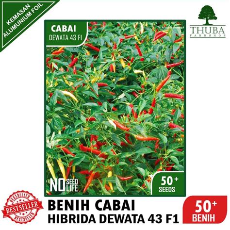 Jual Benih Cabai Rawit Hibrida Dewata F Bibit Cabe Rawit Shopee