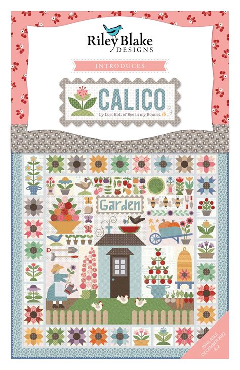 Calico Garden Quilt Kit With Sew Simple Shapes Etsy