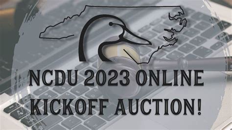 NCDU 2023 Online Kickoff Auction Sun Jan 1 2023