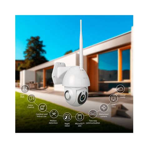 CAMARA PTZ IOT NEXXT 2K QHD EXTERIOR MICRO SD SENSOR MOVIMIENTO W