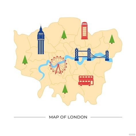 London Map Vector in Illustrator, SVG, JPG, EPS, PNG - Download | Template.net