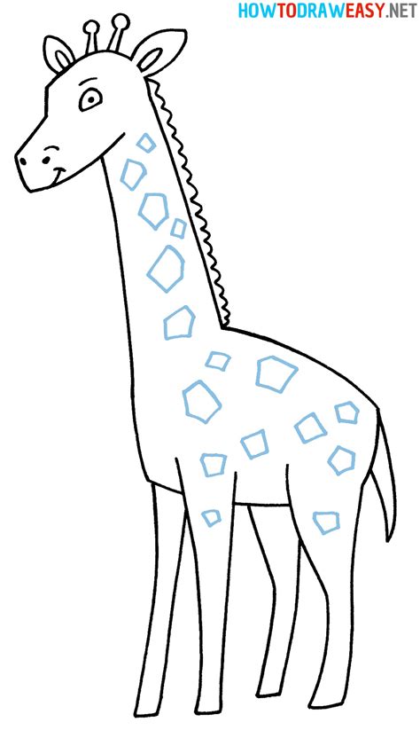 draw  giraffe draw  kids