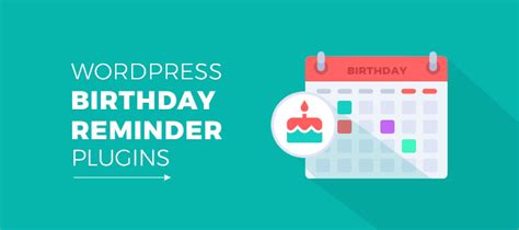 Best Wordpress Birthday Reminder Plugins Formget