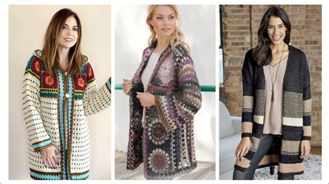 Most Demanding And Attractive Crochet Cardigan Sweater Design And Fall