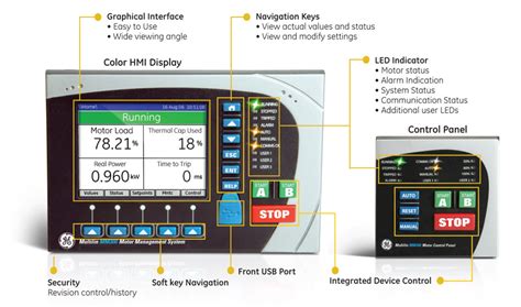 Ge Multilin Mm300 Motor Manager Press Kit