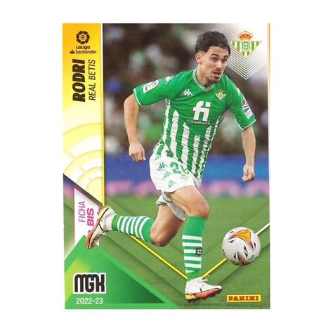 Venta Cromos Rodri Fichas Bis Betis Panini Megacracks