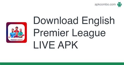 English Premier League Live Apk Android App Free Download