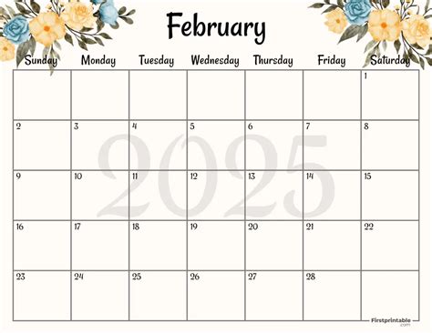 February 2025 Calendars - Free Printable & Fillable