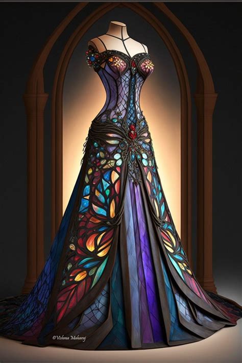 Stained Glass Gown By Vishma Maharaj Beautiful Gowns Gorgeous Dresses