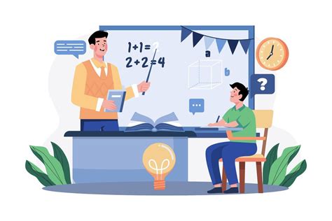 Teacher S Day Illustration Concept A Flat Illustration Isolated On White Background 16609798