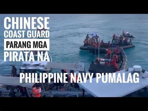 Ganito Kabrutal Ang Mga Chinese Coast Guard Pero Pumalag Ang Ating Mga