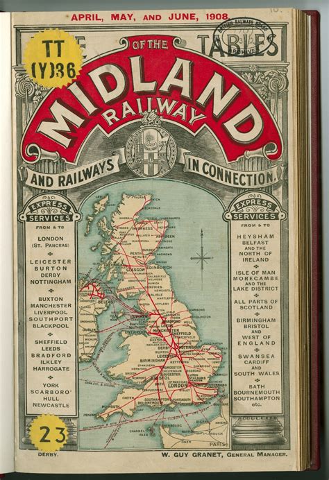 New Resource – Midland Railway Timetable Finding Aid - National Railway Museum blog