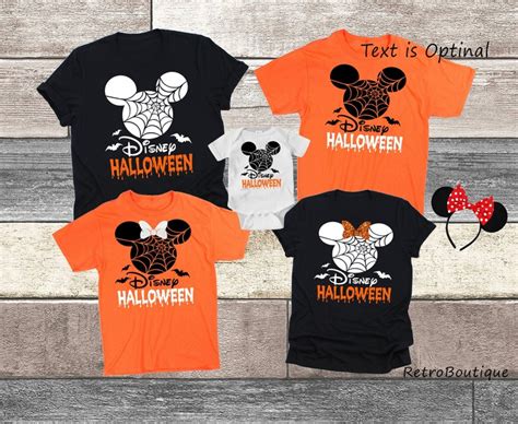 Disney Halloween Shirts Disney Family Tees Disney Vacation - Etsy