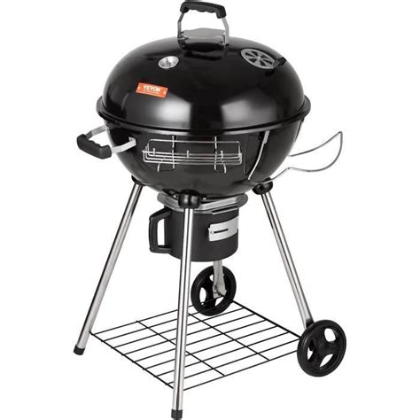 Vevor Barbecue Charbon De Bois Grill X Cm Barbecue Rond Sur Pied