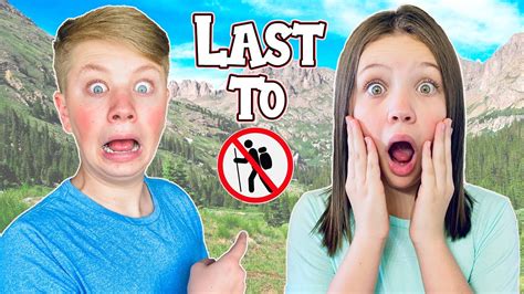 Last To Stop Hiking Wins With Kids Fun Tv Jazzy Skye From Fun Squad