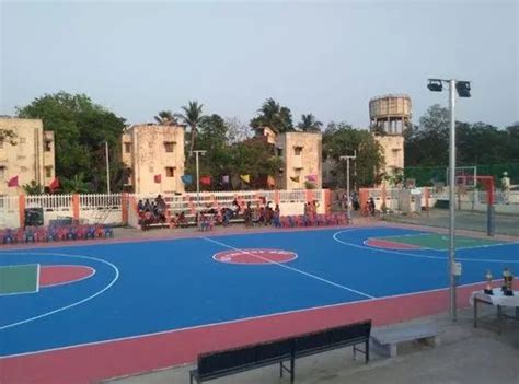 Matte Synthetic Acrylic Sports Flooring For Outdoor At Rs Square