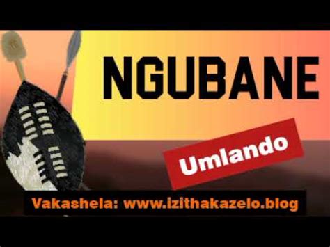 Umlando Wabakwa Ngubane Ake Sibheke Imvelaphi Yombomvu Nokuthi Youtube