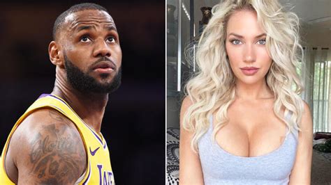 Nba Paige Spiranac S Brutal Swipe At Actor Lebron James