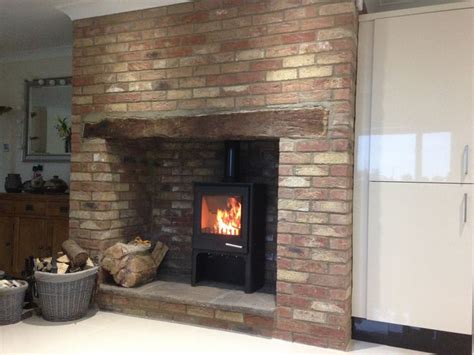 A Woodwarm Firegem Which We Installed Cottage Fireplace Fireplace