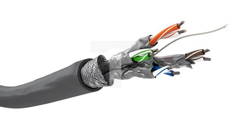 Kabel Teleinformatyczny S FTP PiMF Kat 6 4x2xAWG27 7 CCA 95696 305m