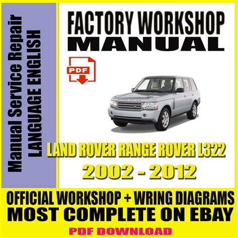 Land Rover Range Rover L Service Repair Manual