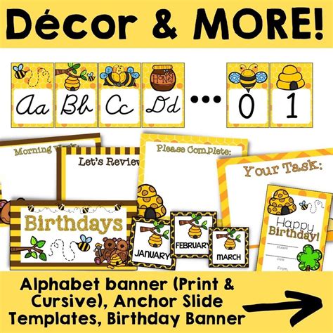 Bee Theme 10 Reading Genre Posters Bulletin Board Set — The Classroom Nook