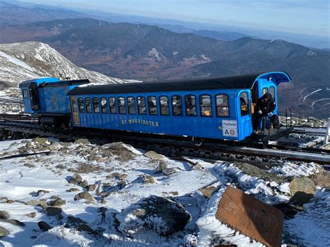 Cog Train Visit To Mt Washington In New Hampshire Picturesque Photo Views