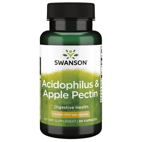 Swanson Premium Acidophilus And Apple Pectin 90 Caps Swanson Health