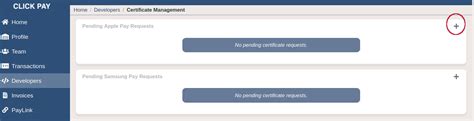 How to configure Apple Pay Certificate in my ClickPay dashboard? : ClickPay 