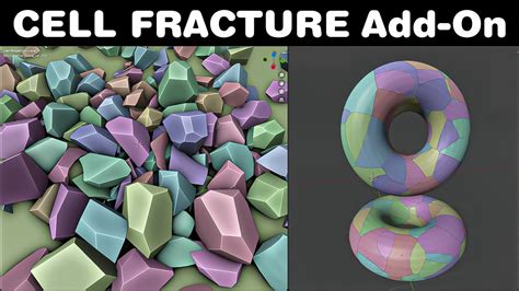 Breaking Things In Blender CELL FRACTURE Add On YouTube