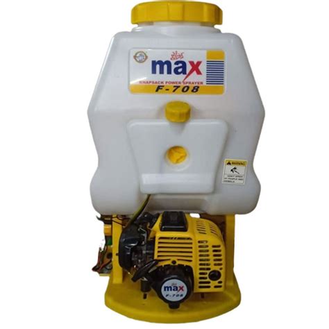 Knapsack Max F 708 Agricultural Kisankraft Power Sprayer 18 Litre 600