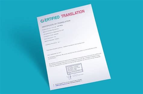 What Is A Certified Translation Statement Certificate Of Accuracy