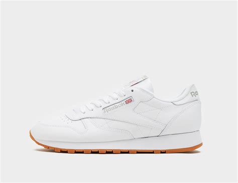 White Reebok Classic Leather | size?