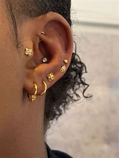 Pin By K On Piercings Pretty Ear Piercings Earings Piercings Ear