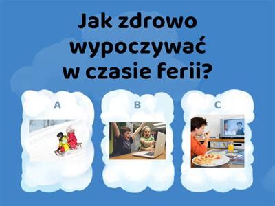 Bezpieczne ferie Materiały dydaktyczne