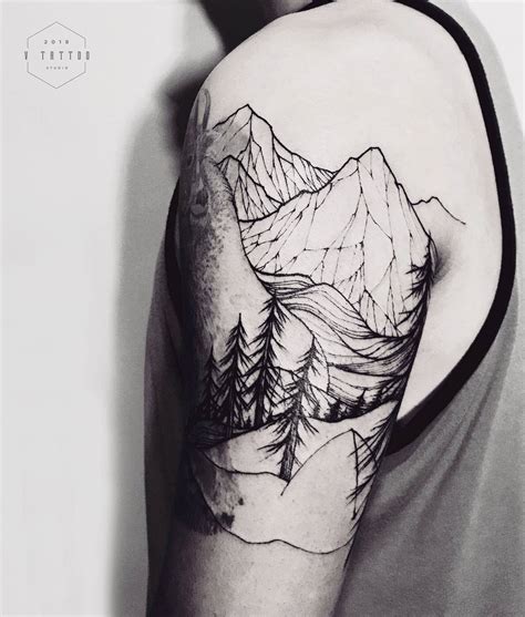 150 Tattoo Ideas For Mountain Lovers Body Art Guru