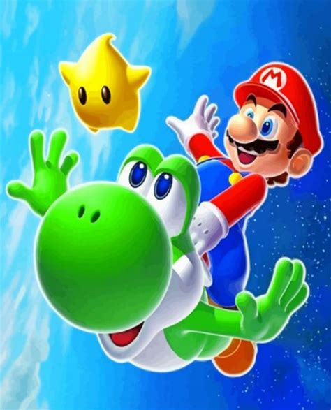 Malen Nach Zahlen Super Mario Malen Nach Zahlen