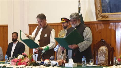 Ali Mardan Domki Sworn In As Caretaker Cm Of Balochistan