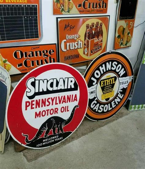 RARE Original Porcelain Signs! | Porcelain signs, Old gas stations ...