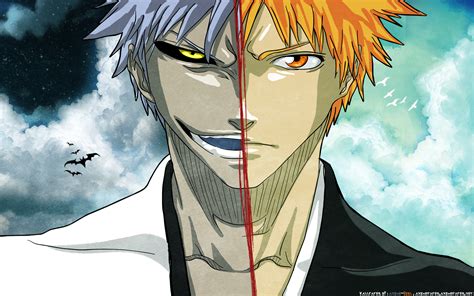 night, Bleach, Kurosaki, Ichigo, Day, Hollow, Ichigo Wallpapers HD ...