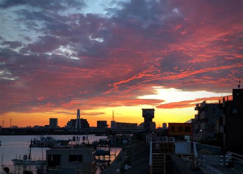 Autumn Sunset Tokyo : r/pics