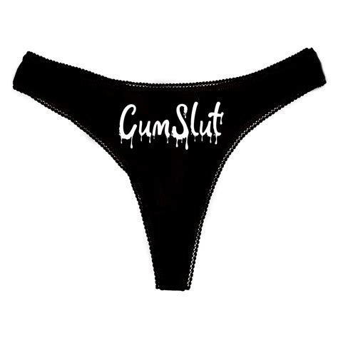 Cum Slut Knickers Drip Style Cumslut Panties Daddy Knickers Etsy