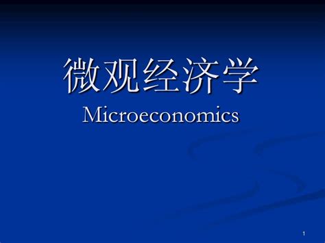 微观经济学课件word文档在线阅读与下载无忧文档