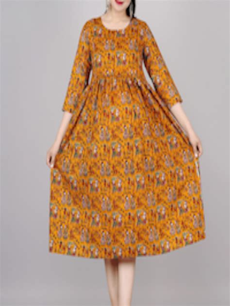 Buy Baesd Maternity Ethnic Motifs Printed Fit Flare Ethnic Dress