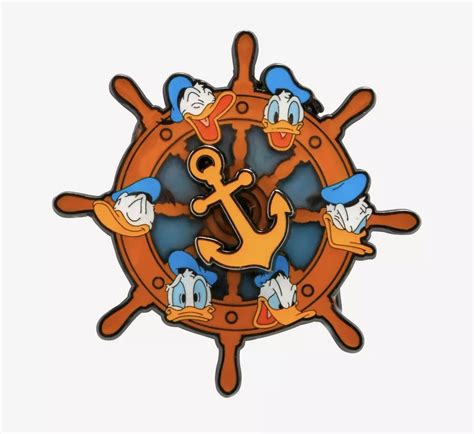 Donald Duck Mood Wheel Spinner Disney Pin At Hot Topic Disney Pins Blog