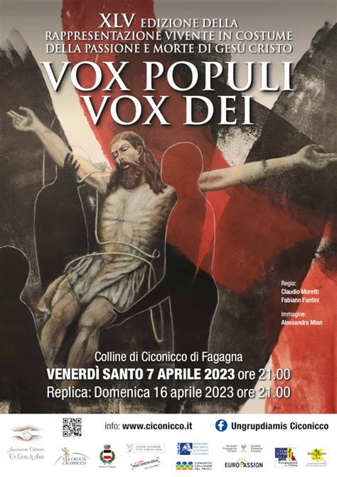 Vox Populi Vox Dei 45a Sacra Rappresentazione Della Passione